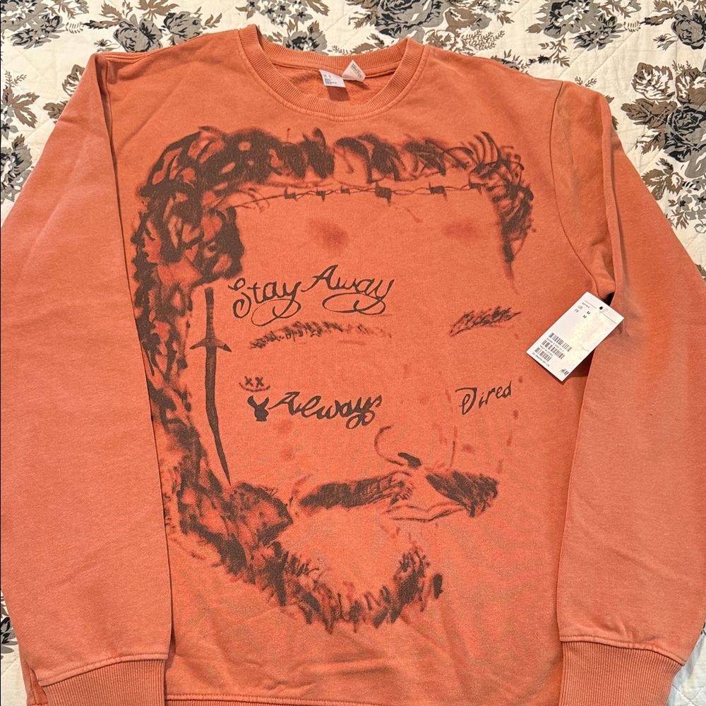 H&M Posty Co Face Sweatshirt